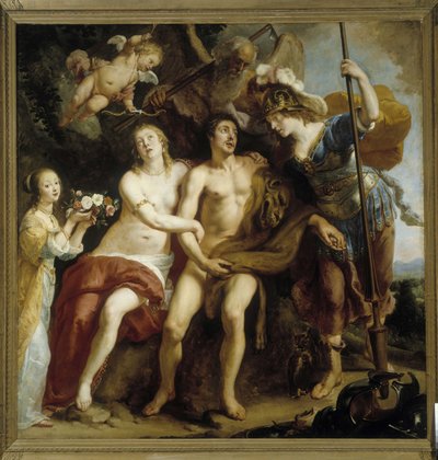 Hercules, Omphale and Minerva by Gaspard de Crayer
