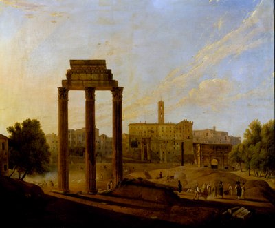 Rome: View of the Forum Looking Towards the Capitol by Gaspare Gabrielli