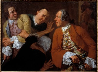 The Fight Between Gentlemen by Gaspare Traversi