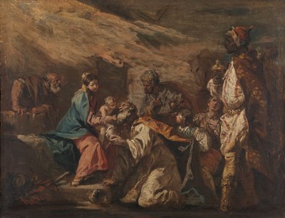 Adoration of the Magi by Gasparo Diziani (attributed to)