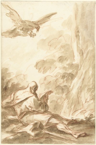 Elijah Fed by the Ravens by Gasparo Diziani (attributed to)