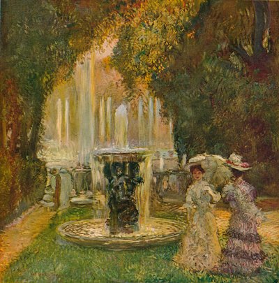 The Great Waters at Versailles, The Water Alley by Gaston La Touche
