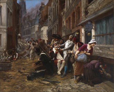 Episode of the Siege of Lille, 1792, 1891 by Gaston Theodore Melingue