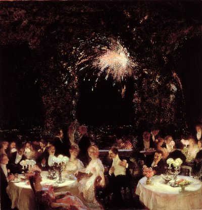 Dinner at the Casino, c.1906 by Gaston de la Touche