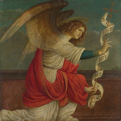 Archangel Gabriel Panel from an Altarpiece: The Annunciation by Gaudenzio Ferrari
