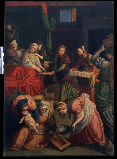 Birth of the Virgin by Gaudenzio Ferrari