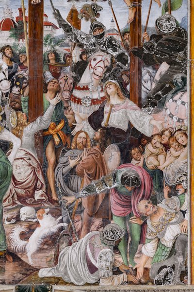 Detail of the Crucifixion, from The life and the Passion of Christ by Gaudenzio Ferrari
