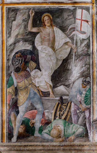 Detail of the Resurrection of Christ, from The Life and the Passion of Christ by Gaudenzio Ferrari