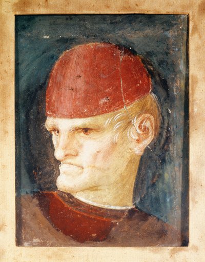 Fragment of Fresco of a Head by Gaudenzio Ferrari