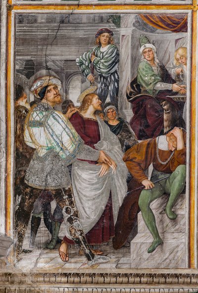 Jesus before Pilate (detail) by Gaudenzio Ferrari