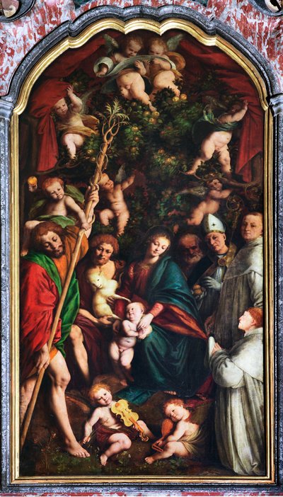 Madonna with Saints or Madonna of the Oranges by Gaudenzio Ferrari