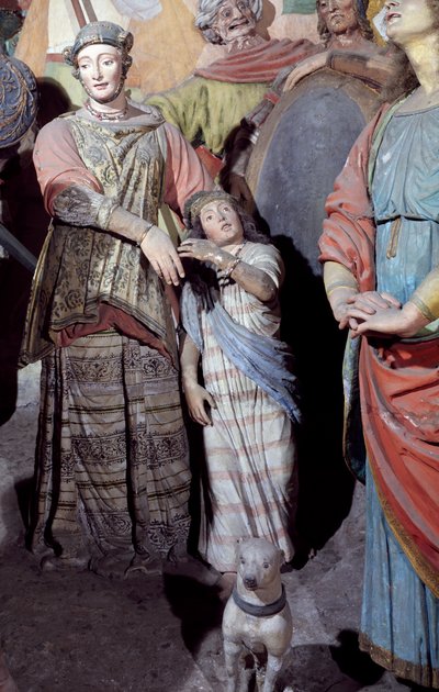 Male Figure (detail) from Statues, by Gaudenzio Ferrari, Chapel XXXVIII, Sacred Mountain of Varallo Sesia, Italy by Gaudenzio Ferrari