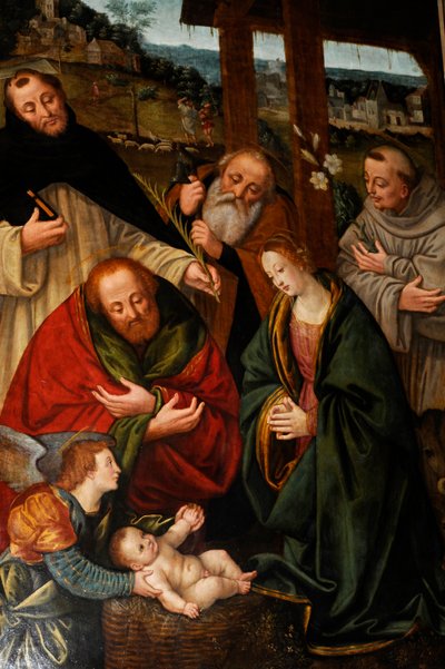 Nativity with Saints by Gaudenzio Ferrari