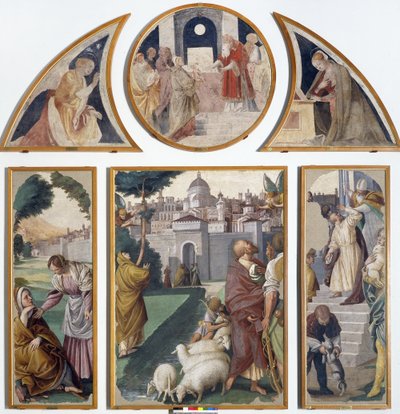 Stories of Saints Joachim and Anna by Gaudenzio Ferrari