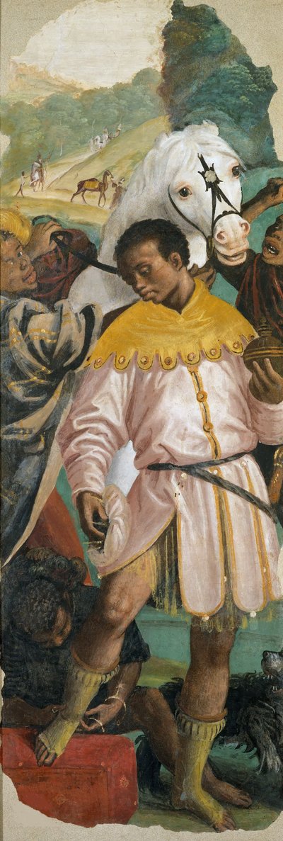 The Adoration of the Magi (Left panel) by Gaudenzio Ferrari