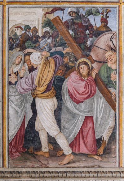 The Ascension to Calvary (detail) by Gaudenzio Ferrari