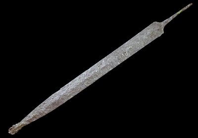 Art of Gaul: Iron Spee, Iron Age (400 BC). Museum of Antiquities, Saint Germain en Laye by Gaulish