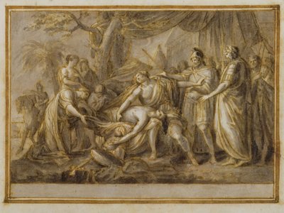 Achilles Lamenting the Death of Patroclus, 1760-63 by Gavin Hamilton