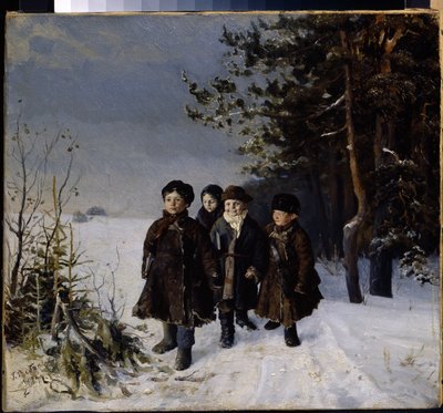 Return from School by Gavriil Fyodorovich Rybakov