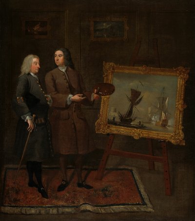 Thomas Walker and Peter Monamy by Gawen Hamilton