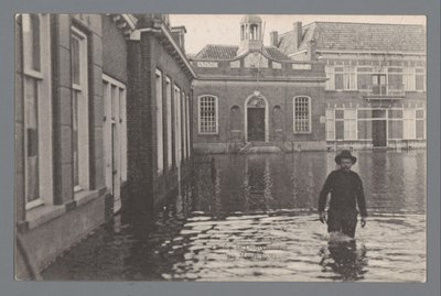 Disaster in Oud-Vossemeer on March 13, 1906 by Gebroeders van Straaten