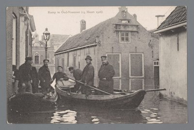 Disaster in Oud-Vossemeer on March 13, 1906 by Gebroeders van Straaten