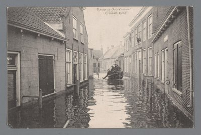 Disaster at Oud-Vossemeer on March 13, 1906 by Gebroeders van Straaten