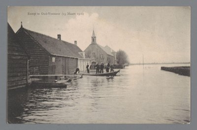 Disaster at Oud-Vossemeer on March 13, 1906 by Gebroeders van Straaten