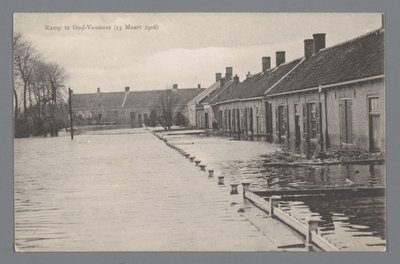 Disaster at Oud-Vossemeer on March 13, 1906 by Gebroeders van Straaten