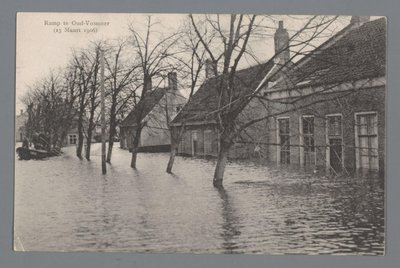 Disaster at Oud-Vossemeer on March 13, 1906 by Gebroeders van Straaten