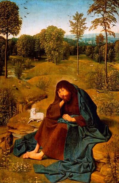 John Baptist in Wilderness by Geertgen Tot sint Jans