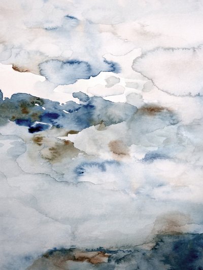 Serene Fluid Blues by Gemma Bardot