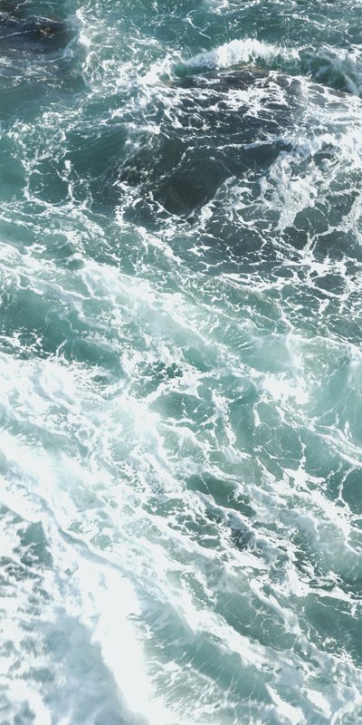 Turbulent Ocean Waves by Gemma Bardot
