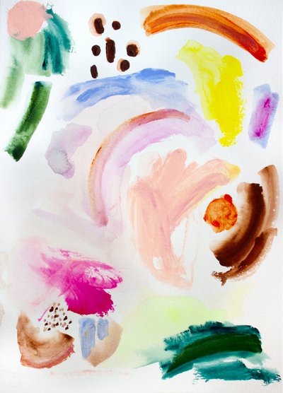Vibrant Abstract Strokes by Gemma Bardot