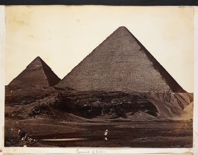 Pyramid of Cheops, from the Photograph Album of General Charles George Gordon by General Charles Gordon