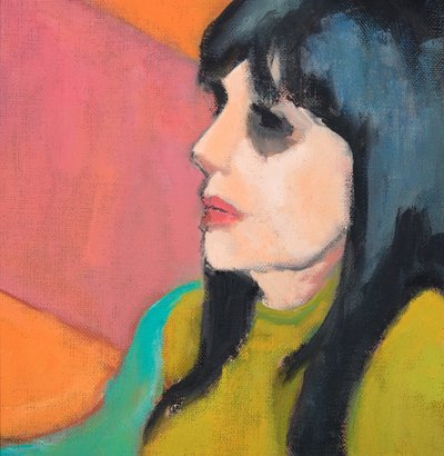 Black Hair, Lime Jumper, 2017 by Genevieve French
