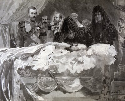 Death of Tsar Alexander III by Gennaro Amato