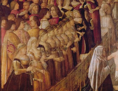 The Miracle of the Cross at the Bridge of Saint Lorenzo (detail) by Gentile Bellini