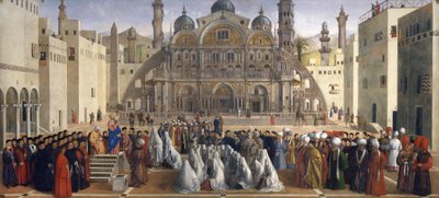 St. Mark Preaching in Alexandria, Egypt by Gentile and Giovanni Bellini