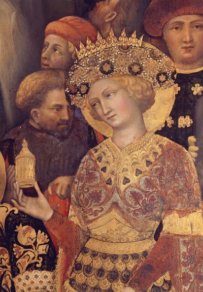 Adoration of Magi (detail) by Gentile da Fabriano