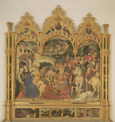 Adoration of the Magi Altarpiece by Gentile da Fabriano