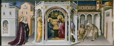 Altarpiece of the Adoration of the Magi (detail) by Gentile da Fabriano