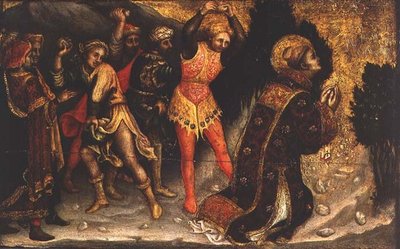 Stoning of St. Stephen by Gentile da Fabriano