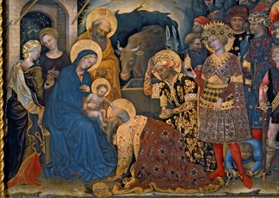 The Adoration of the Magi (detail) by Gentile da Fabriano