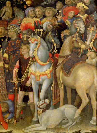 The Adoration of the Magi (detail) by Gentile da Fabriano