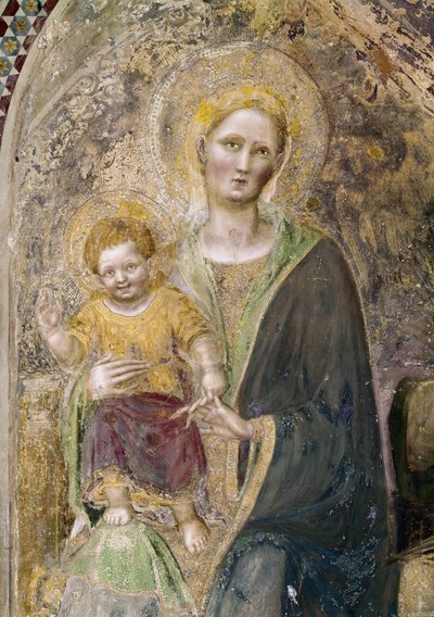 Virgin and Child (Detail) by Gentile da Fabriano