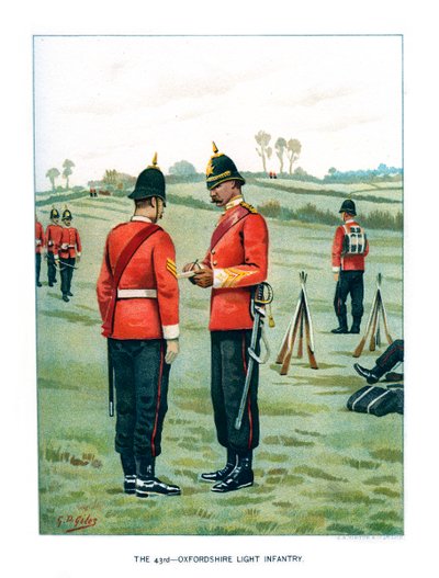 The 43rd Oxfordshire Light Infantry by Geoffrey Douglas Giles