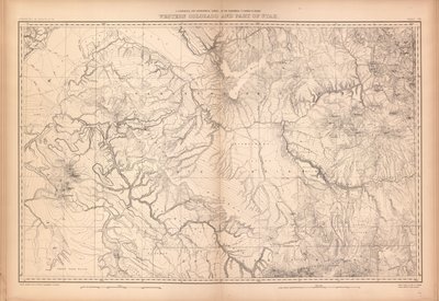 Geological and Geographical Atlas of Colorado and Portions of Adjacent Territory by Geological And Geographical Survey Of The Territories
