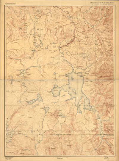 Yellowstone National Park and Northwestern Wyoming by Geological Survey
