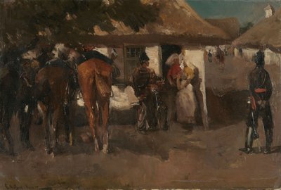 Billeting the Troops by Georg-Hendrik Breitner